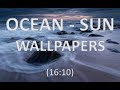 Ocean Sun Wallpaper (16:10)