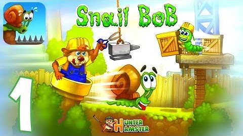 Snail Bob 1: Adventure Puzzle - Gameplay Walkthrough Part 1 - Homecoming Stage 1-20 (iOS, Android)