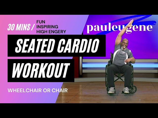 Fun Seated Cardio Aerobic Exercise | Wheelchair Fitness | Chair Workout | 30 Minutes class=