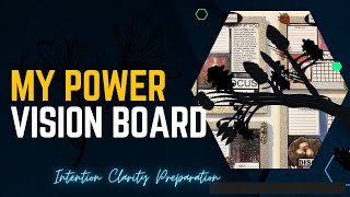 MY POWER VISION BOARD!! π|... CLEAR FOCUS TO MEET YOUR GOALS π―