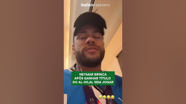 NEYMAR BRINCA APÓS GANHAR TÍTULO COM O AL-HILAL SEM JOGAR: "É COMO NA ESCOLA"