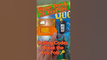Flipper Zero & Car Key Fobs: Rolling Codes Break the Copy #flipperzero @FlipperZeroVideos