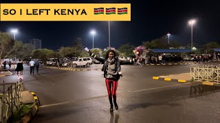 So I left Kenya And this happened …!!!