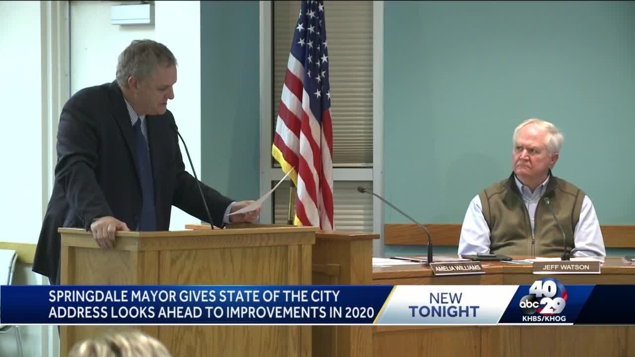 Springdale mayor says city is booming, highlights public safety in