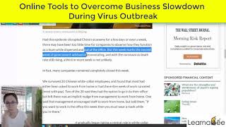 20200212 Online Tools to Overcome Business Slowdown During Virus Outbreak