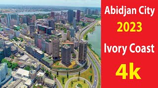 Abidjan City , Ivory Coast 4K By Drone 2023