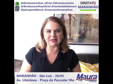 Maura Jorge convoca maranhenses para ato em apoio ao presidente Bolsonaro