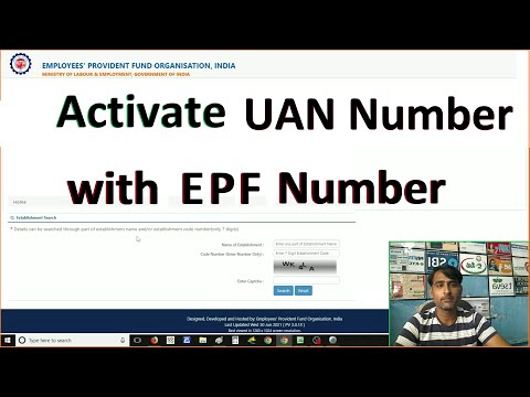 How To ACTIVATE UAN number With EPF number Online UAN Portal | Without UAN, UAN Activation