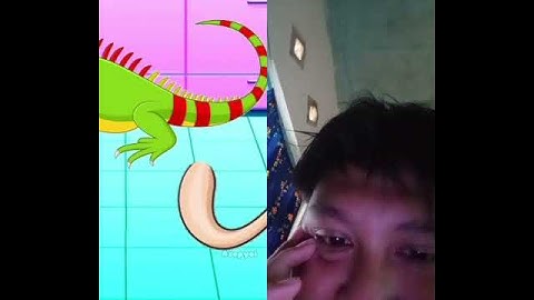 Adu kesaktian antara cicak dan bunglon #animation #funny #animasulucu #games #comedy