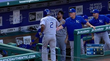 KC@TEX: Hosmer plates Escobar to open the scoring