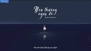 Video thumbnail of "Yêu Thương Ngày Đó - lyrics - Soobin Hoàng Sơn"