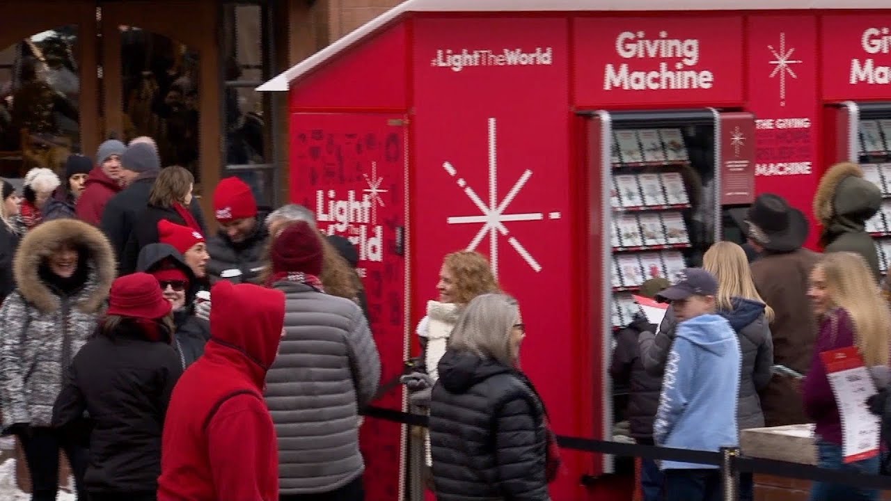 Light The World Giving Machines Launch Event YouTube