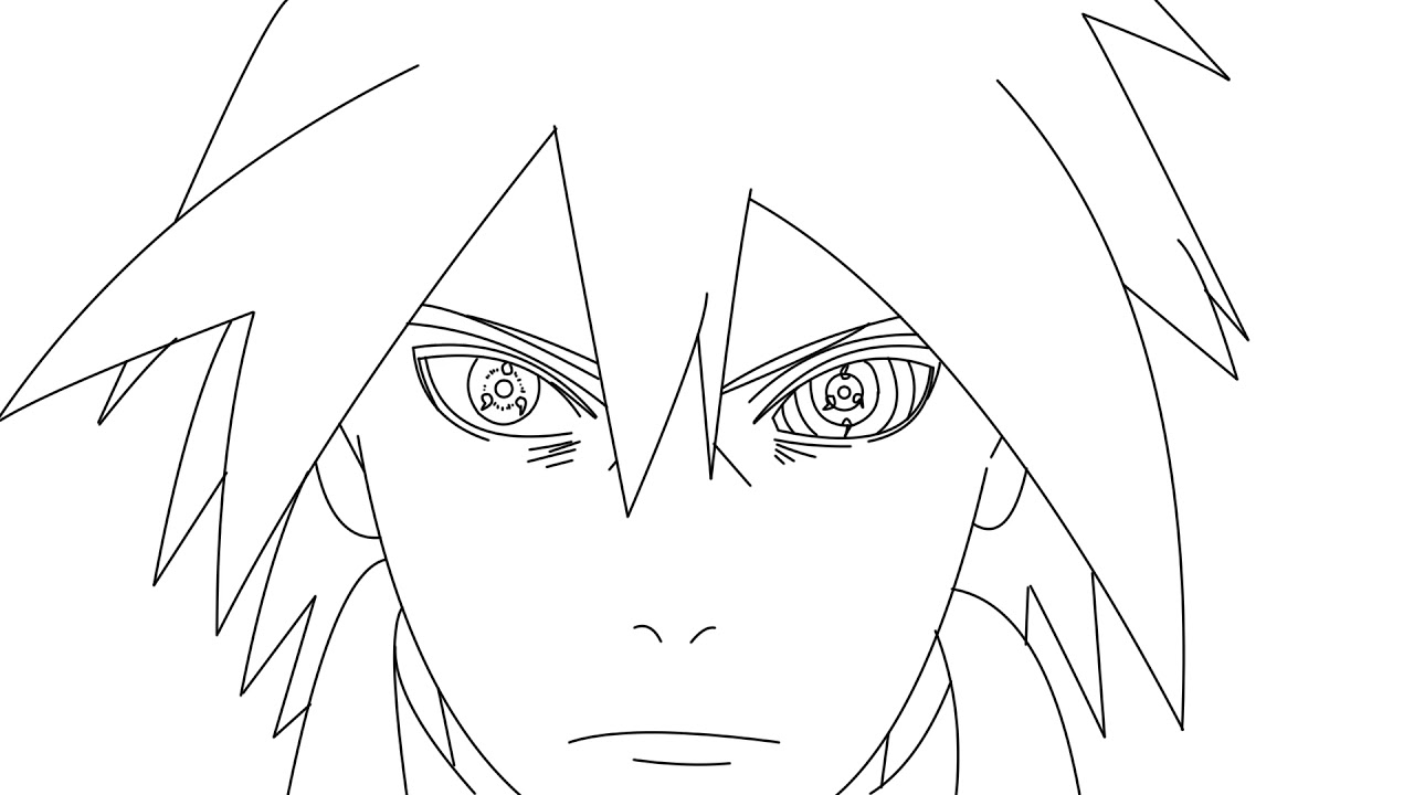 Uchiha Sasuke Sharingan Rinnegan Clip Studio Paint