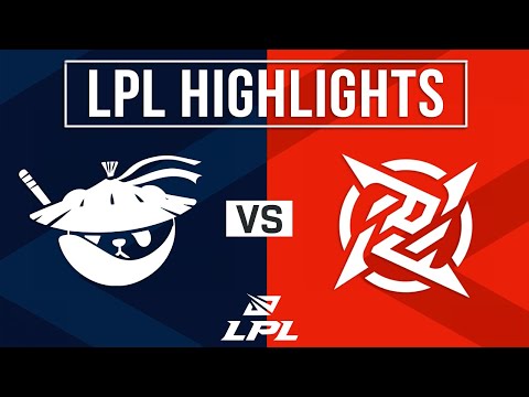 AL vs NIP Highlights ALL GAMES | LPL 2025 Split 2 | Anyone's Legend vs Ninjas in Pyjamas