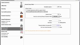 SAM 2011.12.2 New Features: Generation Profile as Input