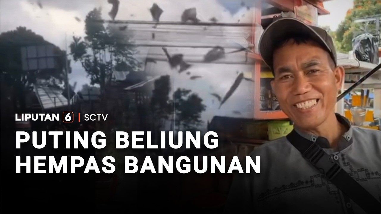 Puting Beliung Empas Bangunan | Liputan 6