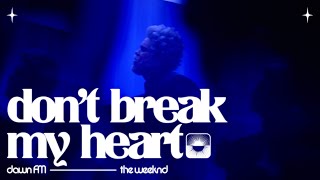 The Weeknd - Don&#39;t Break My Heart (Official LyricVideo)