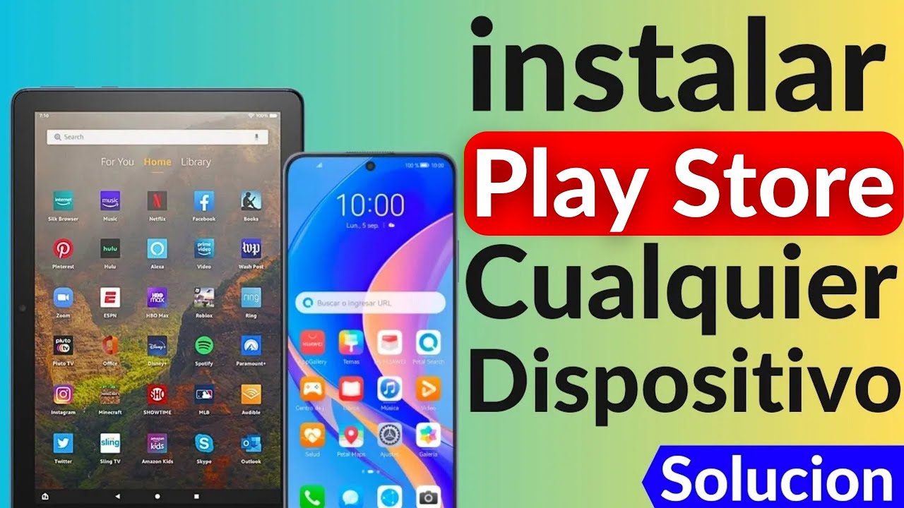 Como instalar Play Store en Cualquier TABLET Y CELULAR - YouTube