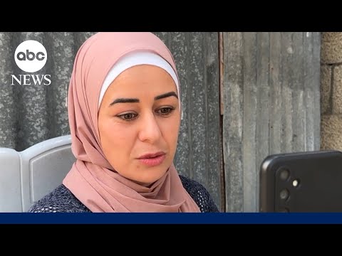 Gazan refugee seeks security for her family amid the ongoing israel-hamas war