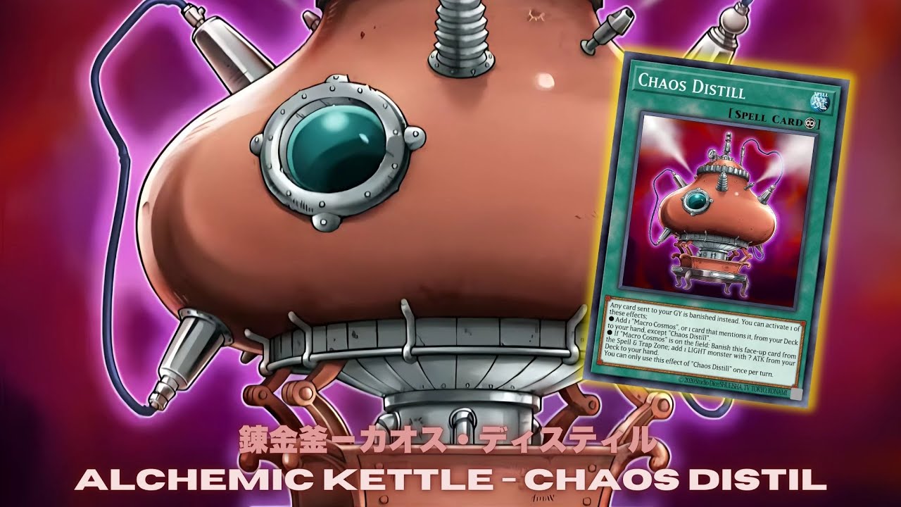 Macro Cosmos Support !! Chaos Distill DECK NEW CARD - YGOPRO