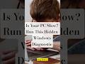 Is Your PC Slow? Run This Hidden Windows Diagnostic