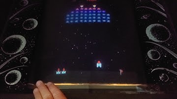 Space Invaders Galactica Arcade Game playing sounds