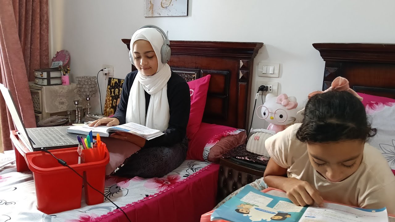 طريقة المذاكرة الصح لجيداء وجودى ثانوية عامة 💻📚