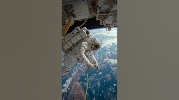 Astronauts on ISS spacewalk. Inspired by NASA missions..(ai visualisation) SpaceWalk #NASA ##iss