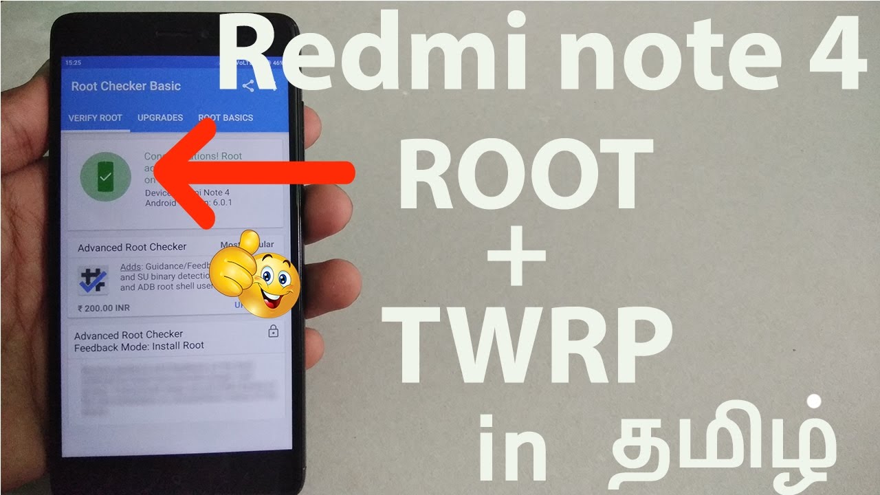 How To ROOT REDMI NOTE 4 ? [EASY] ROOT + TWRP in (தமிழ்) miui 8 & miui 9