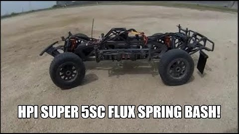 HPI Super 5SC Flux Spring Bash - Draco Centre Diff Set and Diff Cases installed