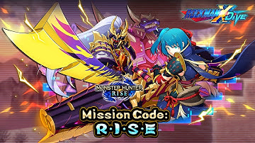 Mission Code: RISE Event 「 Mega Man X Dive & Monster Hunter Rise Collaboration 」