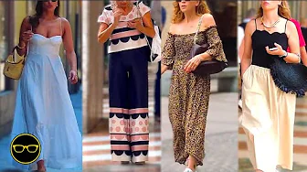 Milan’s Hottest Summer Looks 2025! What to Wear in AUGUST Heatwave🔥Best Effortless Summer Dresses