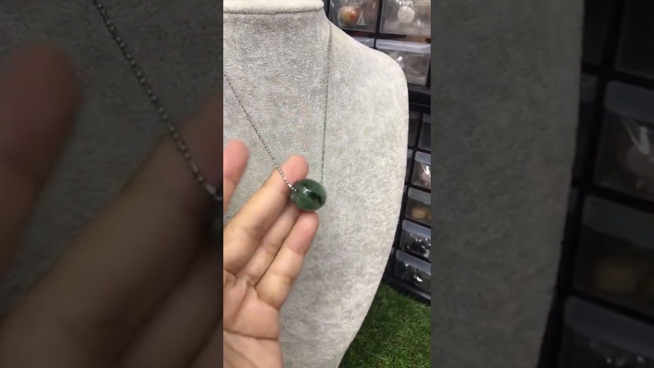 Grade A (natural colour) Lu Lu Tong (路路通) Jade Pendant