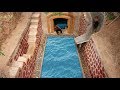 How To Build Awesome Water Slide Swimming Pool Around Underground Swimming Pool House