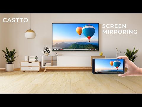 Screen Mirroring - Connect any Phone or Tablet to your TV using the Castto App!