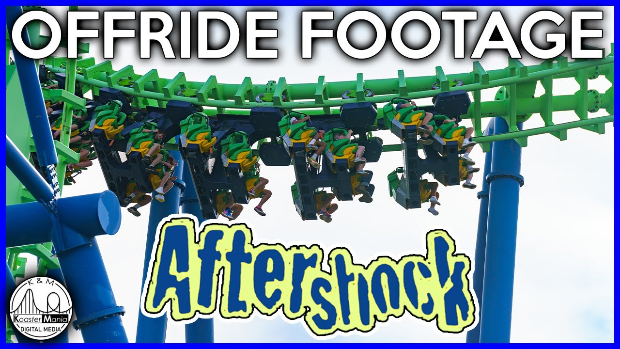 Aftershock | Silverwood | 4K Off-ride Footage | Non-Copyright | 2023 ...