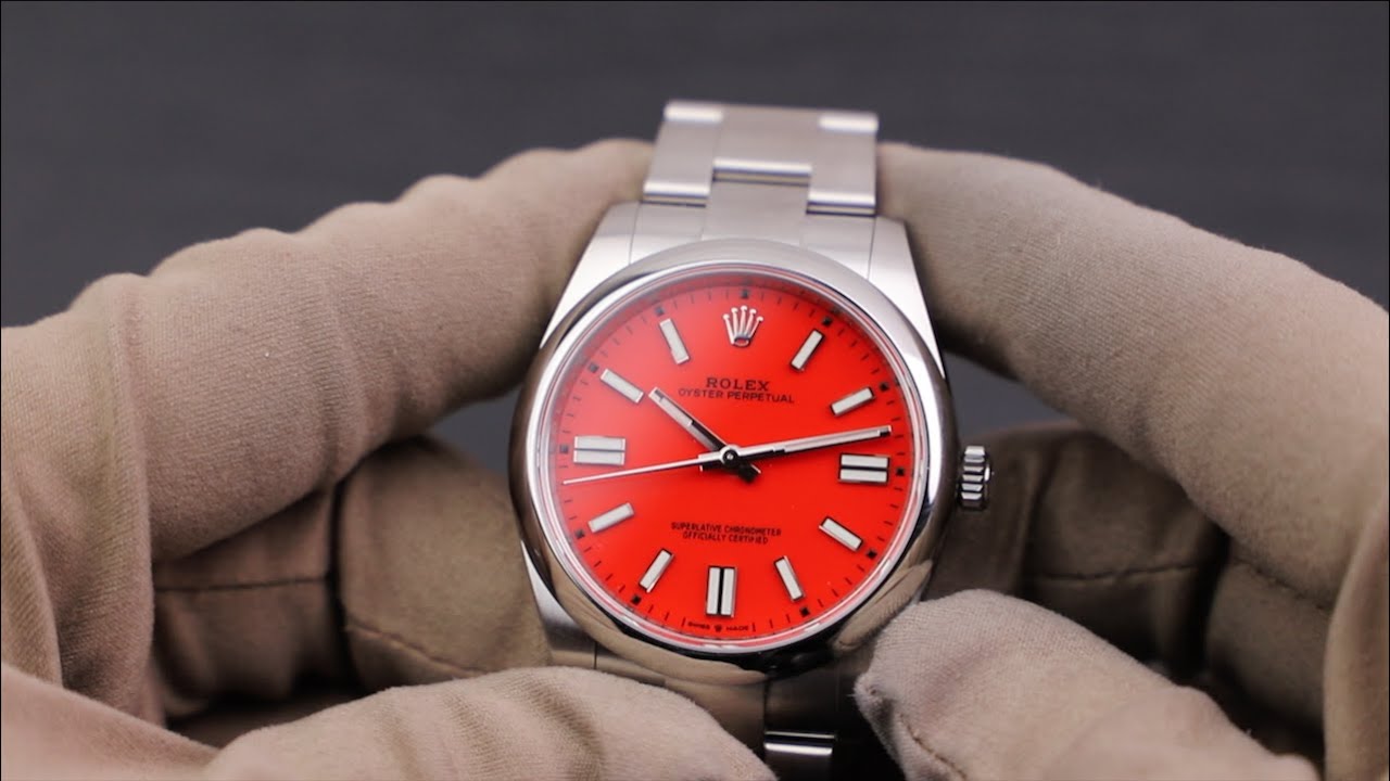 rolex oyster perpetual datejust red