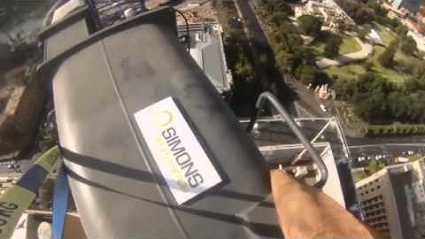 Trigeneration system lifted 19 floors to rooftop in Adelaide