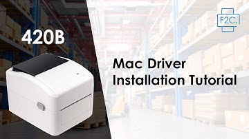 420B Mac Driver Installation Tutorial