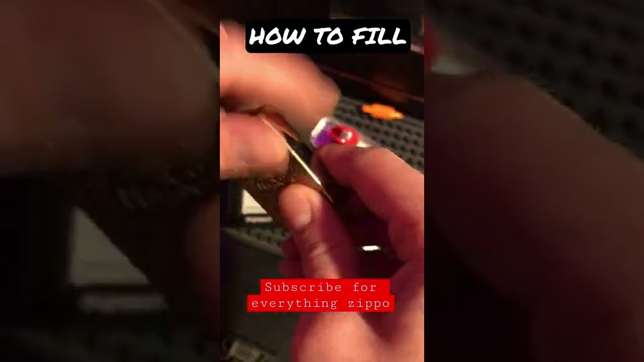 How To Fill Your Zippo