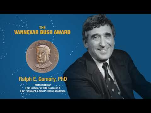 Ralph Gomory Wins the 2021 Vannevar Bush Award from the NSB