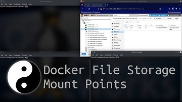 Docker container and storage mount demo