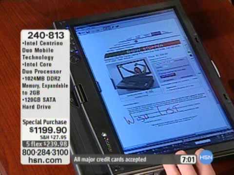 Gateway CX2728 Tablet Laptop PC, Core Duo 1GB RAM, 120...