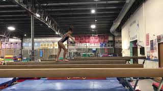 Aerial split jump combination