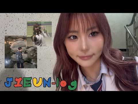 [Vlog] POSSE DAY OFF ⎮ Lively 18-Year-Old High Schooler Jieun's Get Ready With Me🏫 Let's Go to Sc...