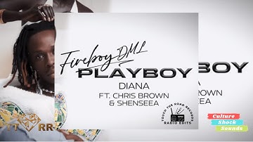 Fireboy DML, Chris Brown & Shenseea - Diana (TTRR Clean Version) PROMO