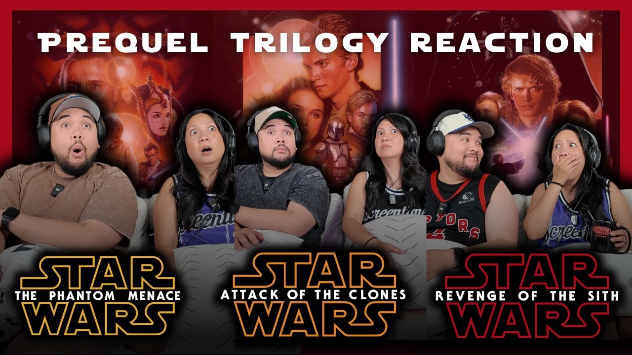 Watching *STAR WARS* for the First Time | Prequel Trilogy Reaction | Mash Up