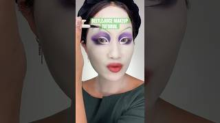 EASY Beetlejuice Makeup Tutorial! 🪲🐍 #beetlejuice #halloween #makeuptutorial