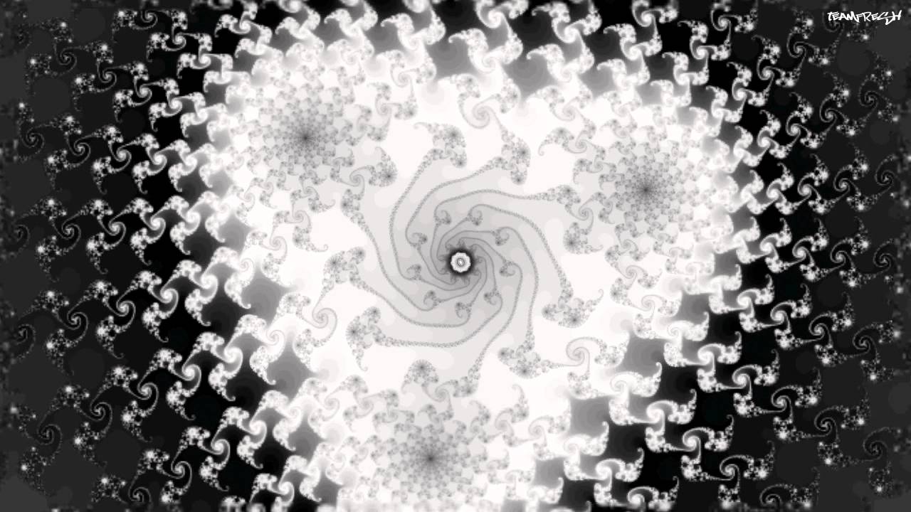 Fractal Zoom (Cubed Black And White) Raised Power Mandelbrot (720p ...