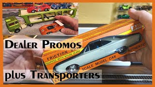 1960's PLASTIC MODELS - DEALER PROMOS - Real  Beauties Plus Awesome CAR TRANSPORTERS